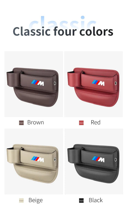 Car Seat Gap Multifunction Crevice Storage Box Seat Gap Cup Holder For BMW M3 M4 M5 E39 E46 E60 E90 F10 F20 F30 F01 X1 X3 X5 X7