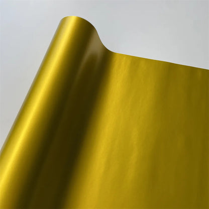 Multiple Colors Ice Metallic Matte Chrome Vinyl Car Wrap Film with Air Release Satin Car Stickers Foil