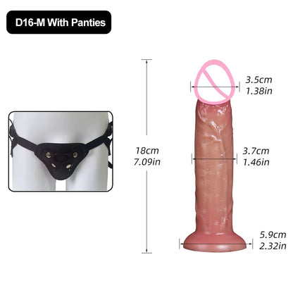 5 Sizes Realistic Dildo Sex Toys for Women Soft Huge Penis Suction Cup Thick Anal Dildo Adult Masturbator Cock Dick Butt Plug