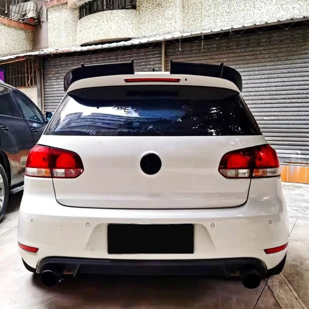 For Volkswagen VW Golf 6 MK6 GTI R line 2008-2012 Racing Rear Roof Wing Spoiler Trunk Lip Tail Trim Styling Tuning Accessories