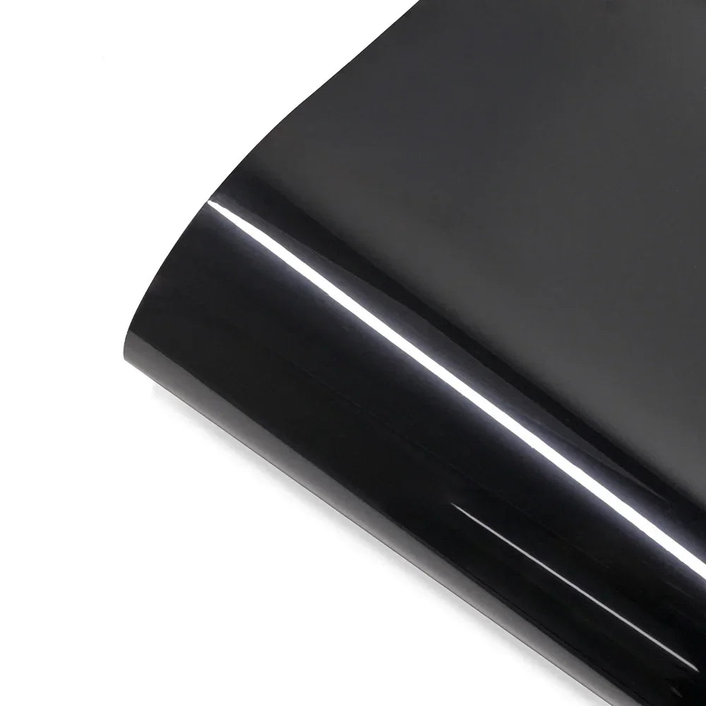 Glossy Black Car Vinyl Wrap Film Personalization Waterproof PVC Car Decoration PET Decal Motorcycle Auto Body Protective Film
