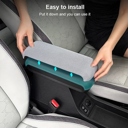 Car Armrest Mat Car Center Consoles Box Pillow Arm Heighten Pad Mat for Mini Cooper S F65 F66 F67 2024 2025 2026 Accessories