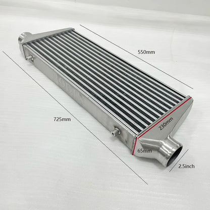 Front Mount intercooler Universal Turbo Intercooler for Audi Jetta Inlet 2.5"/65mm OD=2/2.5/3.0 inch for BMW for VW for Golf