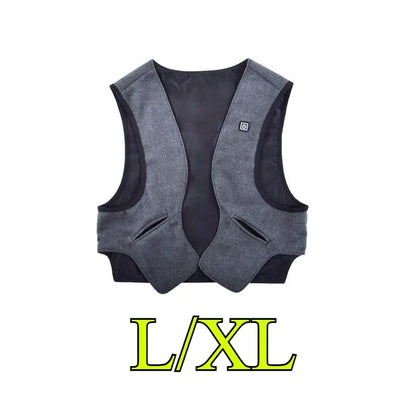 Winter Heated Vest for Men Woman Electric Heated Jackets Men Graphene Heat Coat USB Heating Padded Jacket Keep Warm Vest