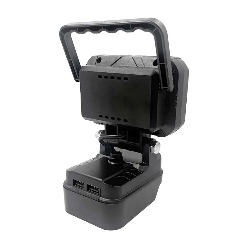 Power Tool Parts for Makita for Milwaukee for Dewalt 18V Lithium Battery LED Work Lights Lamp Hand Lantern Spotlight USB Charger