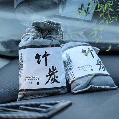 Car Sachet Japanese Air Purifying Bamboo Charcoal Bag Formaldehyde Odor Removal Bamboo Charcoal Bag Household Activated Carbon