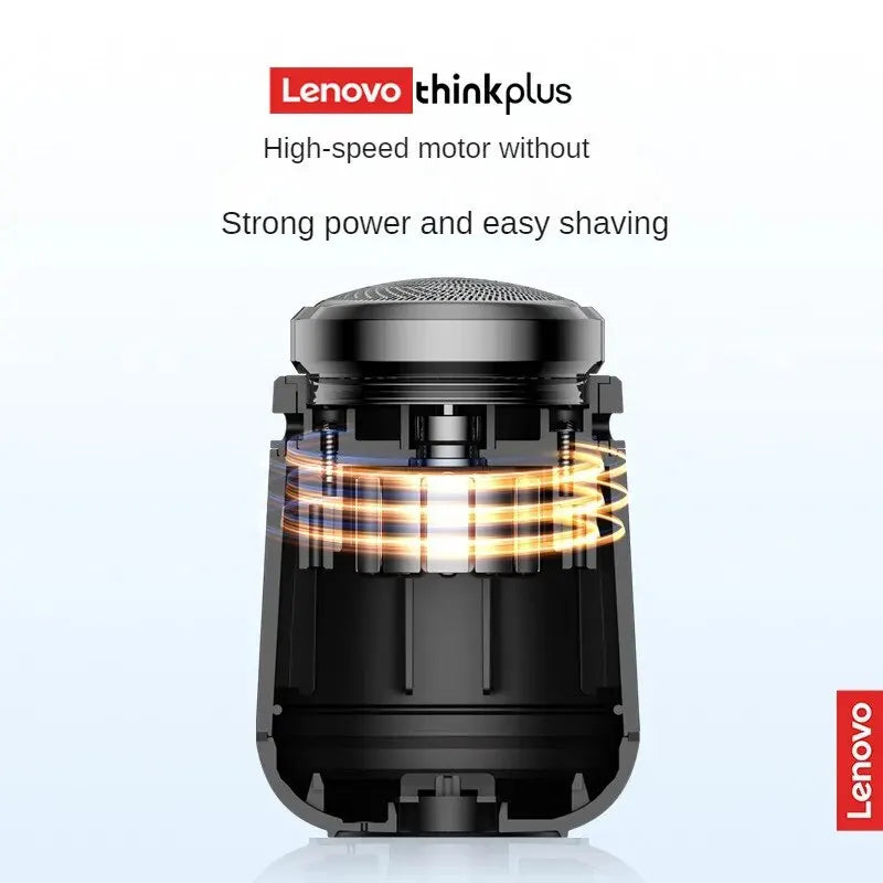 Lenovo Electric Shaver ES20 High-speed Motor Metal Body Alloy Blade for Quick Cleaning IPX7 Waterproof Whole Body Water Wash