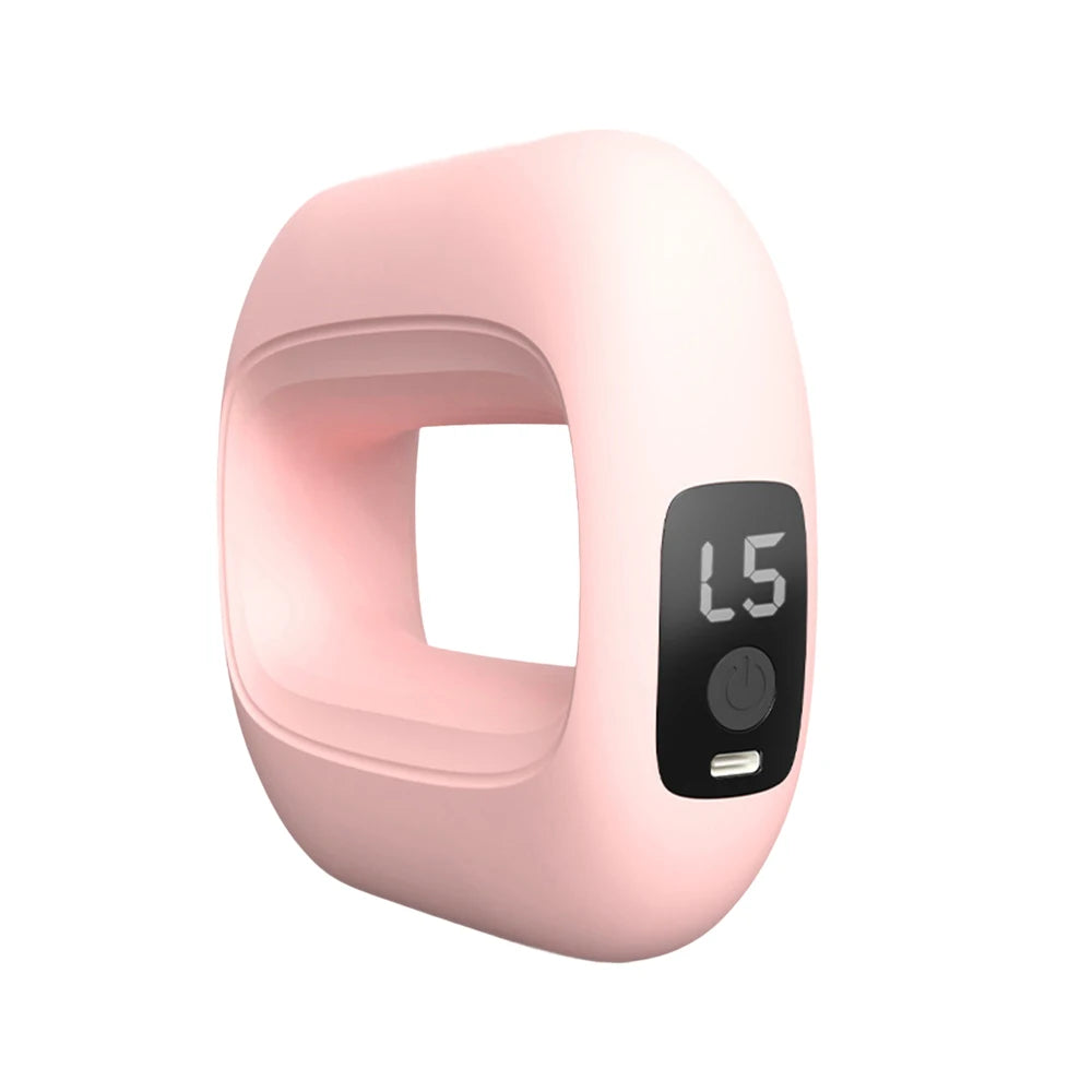 Electric Body Vibration Fascia Ring Fitness Massage Ring Body Shaping Massager Abdomen Belly Waist Deep Tissue Massage Device
