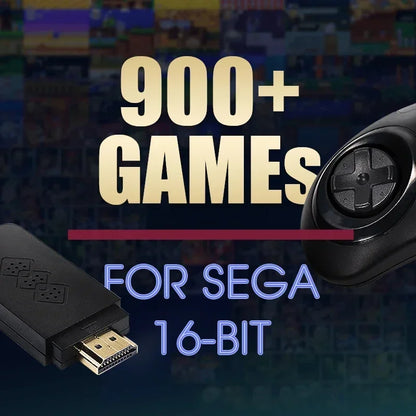 DATA FROG 16Bit Retro Game Stick HDMI-compatible Wireless Handheld Game Console Built-in 900+ Retro Classic Games For Home TV