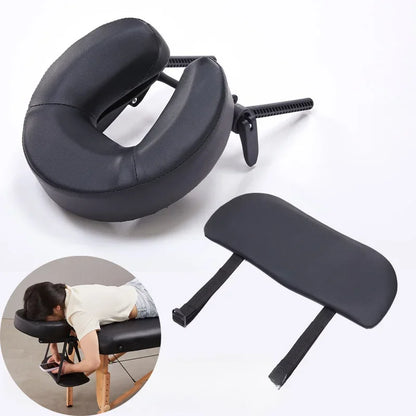 Massage Head Rest Kit for Bed Mattress with Memory Foam Face Down Pillow for Salon SPA Massage