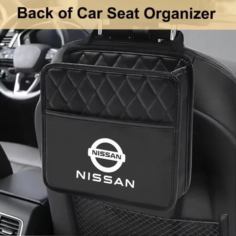 Auto Backseat Pocket Large Capacity Hanging Organizer Bag For Nissan J10 X-Trail Qashqai Juke Leaf Micra NOTE Patrol Pulsar