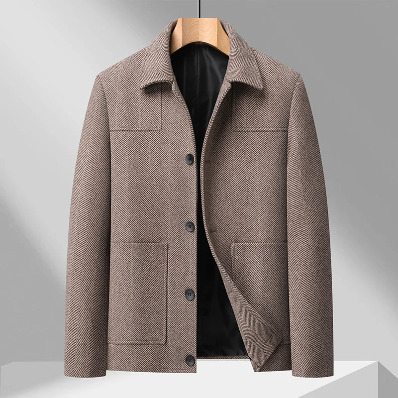 2026 Spring/Summer New Men's Jacket - Anti-wrinkle, Soft, Form-fitting Business Fashion Coat - Suitable for Daily Wearing