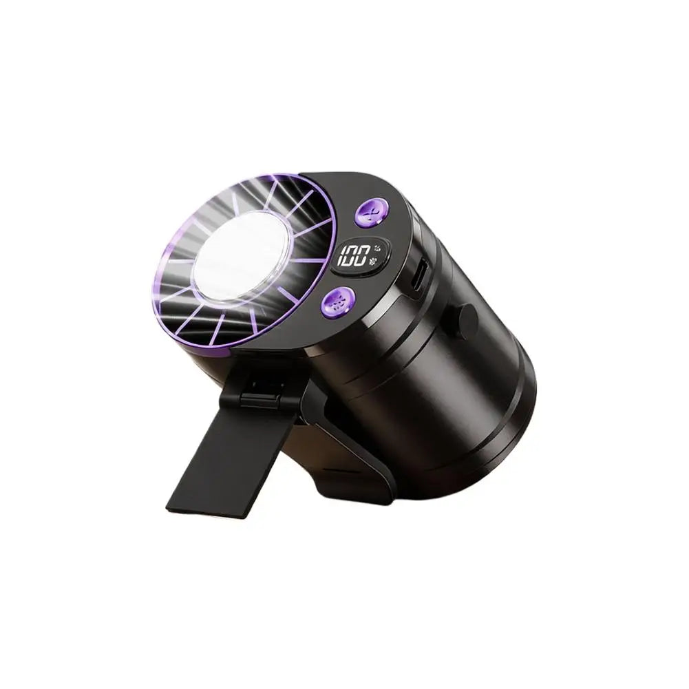 Semiconductor Cooling Waist Fan Portable Clip On Mini Air Conditioner Ice Compress 3 Speed Long Battery Life Quiet Fan