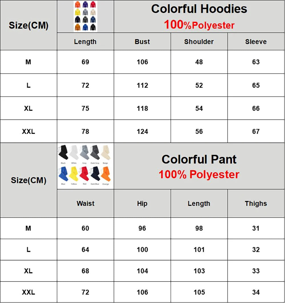 New York 28 Printed Winter Fleece Commute Men Hoodies Pants 2 Piece Set Loose Jogging Sweatpant Basic All-Match Sportswears