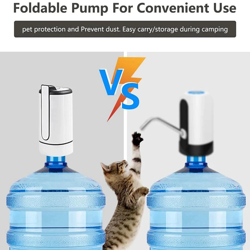 Water Dispenser - Water Cooler Dispenser - Portable Water Bottle Pump For Camping Or Family And Office Easy Install Easy To Use