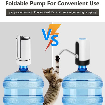 Water Dispenser - Water Cooler Dispenser - Portable Water Bottle Pump For Camping Or Family And Office Easy Install Easy To Use
