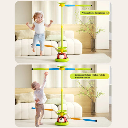 Musical Jump Sports Toys 5 in 1 3 in 1 Toss Ring Game Toy and Shooting Launcher for Kids Ladybug Multifunction Outdoor Machine