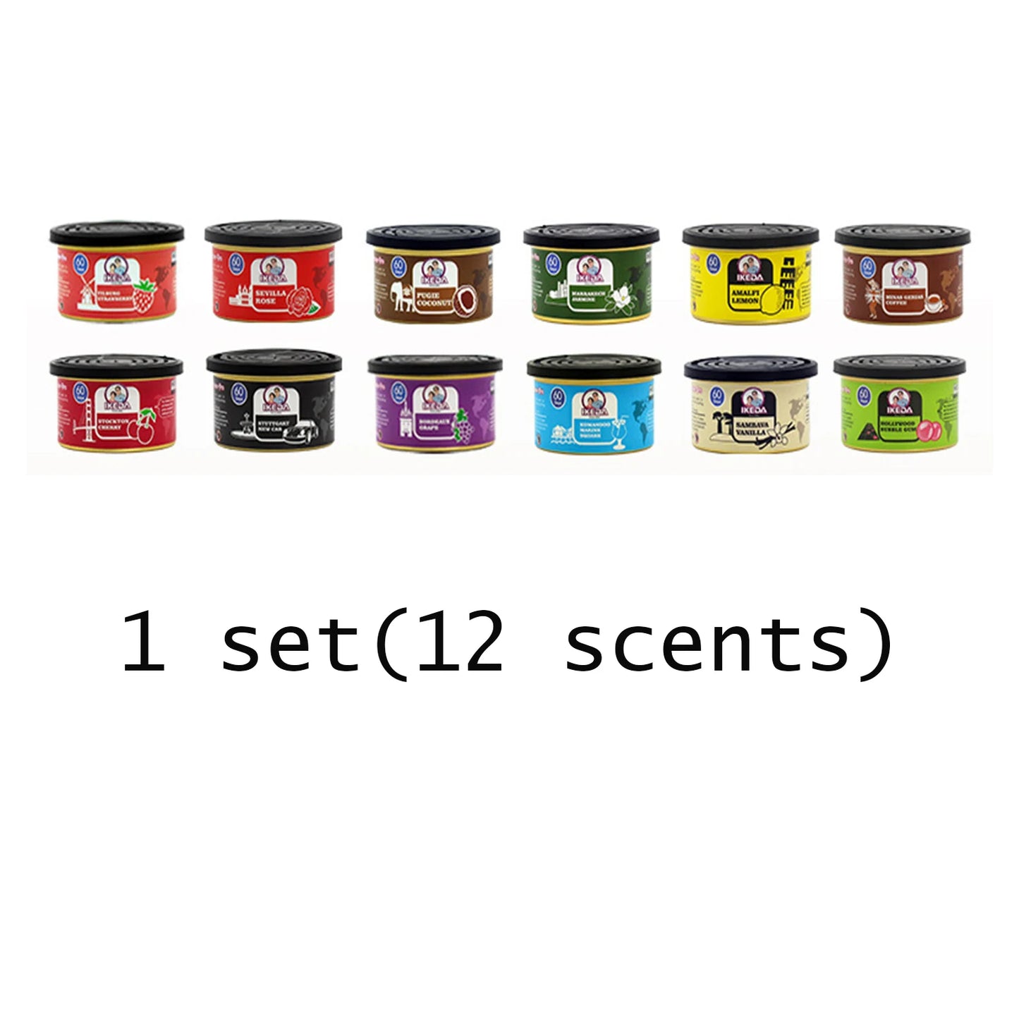 Car Air Freshener:Bubble gum  Scent | Organic Cans | Odor Eliminator Essential | Long-Lasting | Strong Fragrance | For Home Car