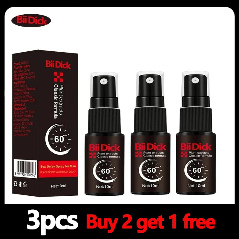 Male Penile External Use Sex Spray Long Lasting 60 Minutes Spray For Men Premature Ejaculation Fast Erecting Adult Product