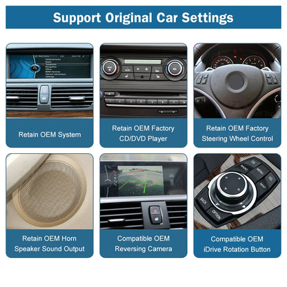 1920*720 Linux Touch Screen Wireless Carplay Android Auto Car Multimedia Player Display For BMW X1 E84 2009-2015 CIC