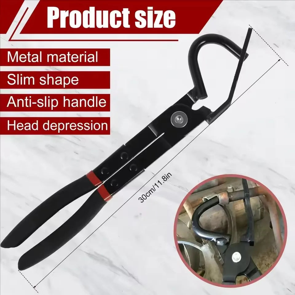 Car Exhaust Hanger Pliers High Carbon Steel Bracket Removal Pliers Non-slip Separate Rubber Bracket Hanger Support Removal Tool