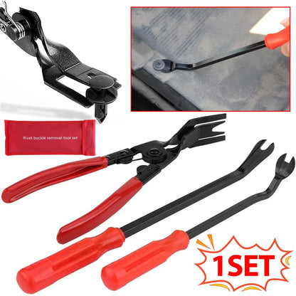 Car Headlight Repair and Installation Tool Kit Car Trim Rivet Removal Pry Bar Clip Removal Pliers Interior Trim Removal Tools