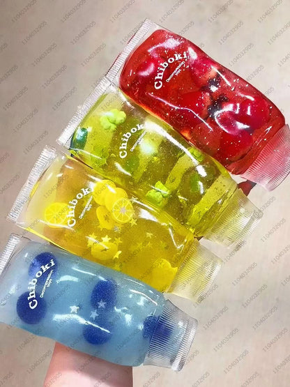 Gem Toothpaste Tube Squishy Toys Gemstone Toothpaste Stress Ball Buttery-Feel ASMR Sensory Anti Stress Fidget Toys for Adults