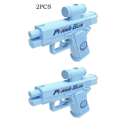 Outdoor Summer Water 2-Way Squirt Gun - Press & Spray Water Gun,Reverse Splash Toy for Prank Fun,Stress Relief, Water Fight Game
