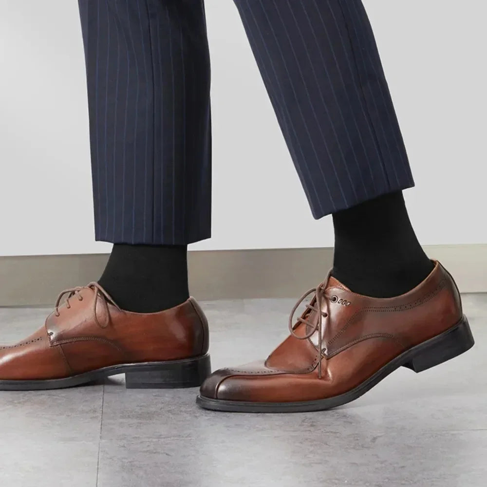 5 10 Pairs Men Socks Cotton Blend Black Business Casual Soft Breathable for  Spring Summer Autumn Winter Size 6-13
