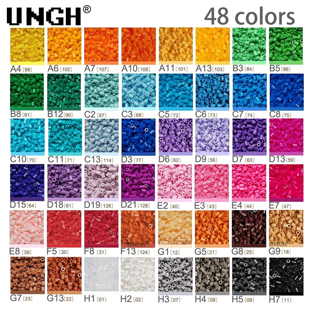 Perler Mard Bean Fusion Bean 2.6mm Pindou DIY material bag Holiday Gifts Desktop Ornament Decoration Handicraft keychain
