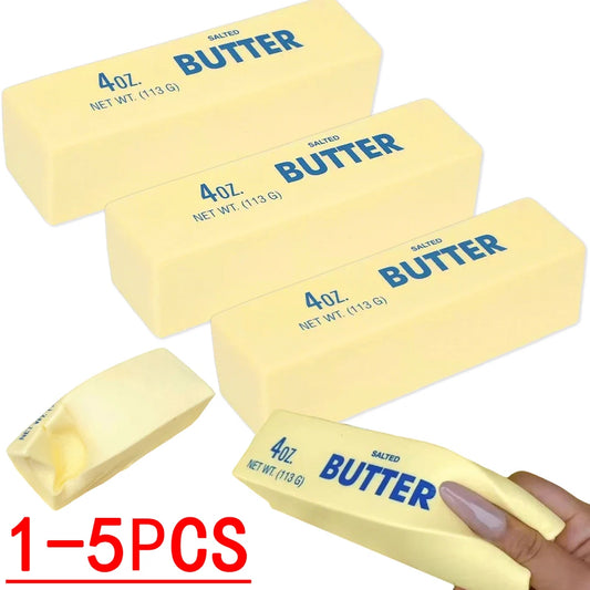 1-5PCS Soft Butter Sticks Soft And Of Cream-Flavored Model For Play And Sensory Entertainment Model Slow Rising Squeeze Toy