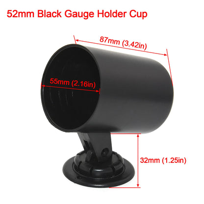 2'' 52mm Air Fuel Ratio Gauge 2 In 1 Voltmeter AFR Car Gauge Can Be Paired With Narrowband O2 Oxygen Sensor Fit for 12V Vehicle