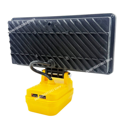 Power Tool Parts 8 Inch Work Lights Lamp Spotlight for Milwaukee for M18 for Dewalt DCB200 18V 20V Li-ion Battery USB Power Bank