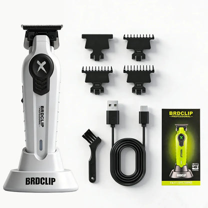 Professional Cordless Barber White Kit For Men Hair Clipper 7500RPM  Electric Hair Trimmer 7700RPM X Series Shaver 8000RPM With