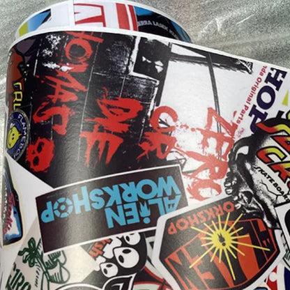 20/30/40/50/58X152CM Premium Graffiti Stickerbomb Vinyl Wrap Car Motorcycle Scooter Bike Wrapping Covers Decal Film