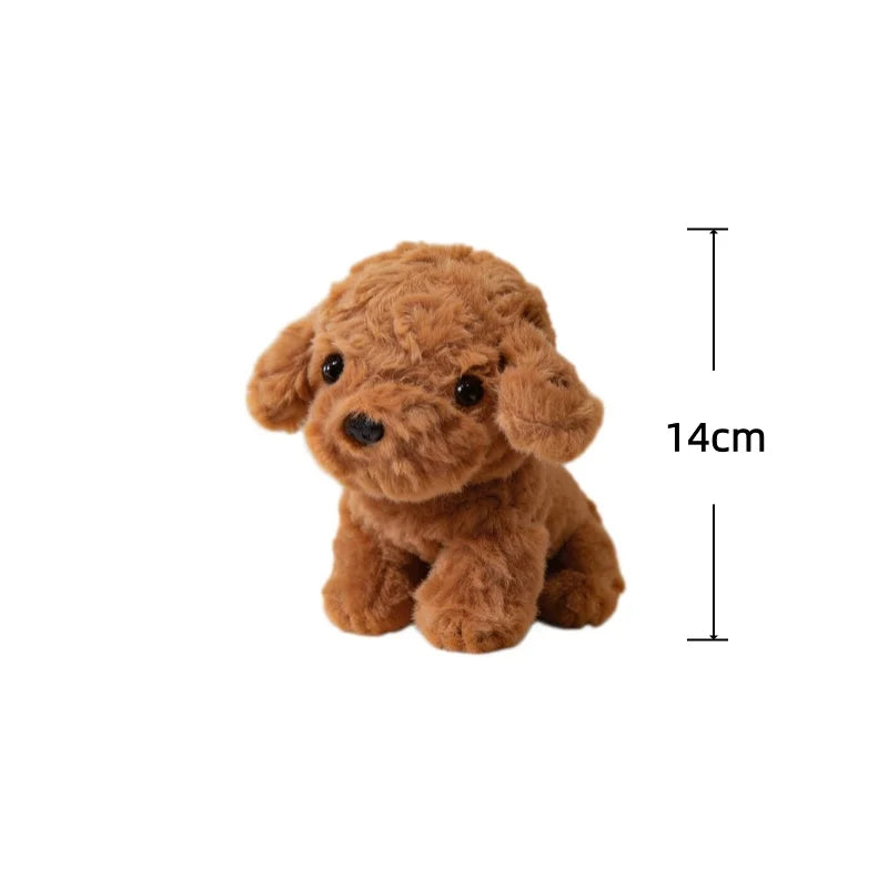 Dog Series Plush Toy Doberman Pinscher Schnauzer Bulldog Labrador Stuffed Doll Desktop Decorative Toys Adorably Birthday Gifts