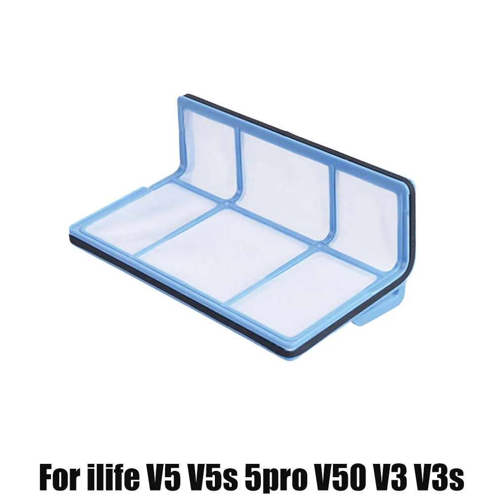 For ilife v5s v5 pro x5 V5 V3 v5s pro V50 V55 side Brush hepa Filter Mop Cloth magic paste accessories  vacuum cleaner parts