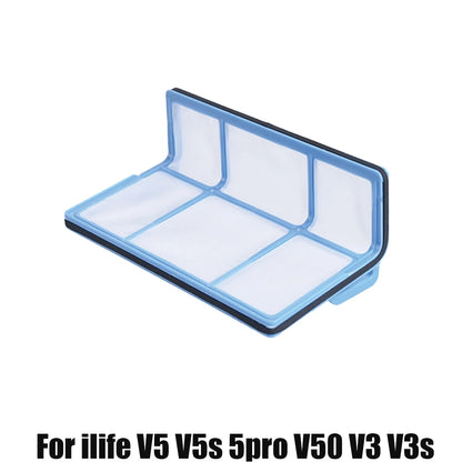 For ilife v5s v5 pro x5 V5 V3 v5s pro V50 V55 side Brush hepa Filter Mop Cloth magic paste accessories  vacuum cleaner parts