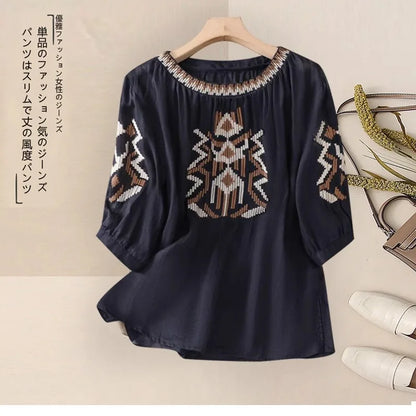 Fashionable Retro Linen Top And Pants Set for Women High End Cotton Linen Ensemble Summer 2026 Elegant Two Piece Suit