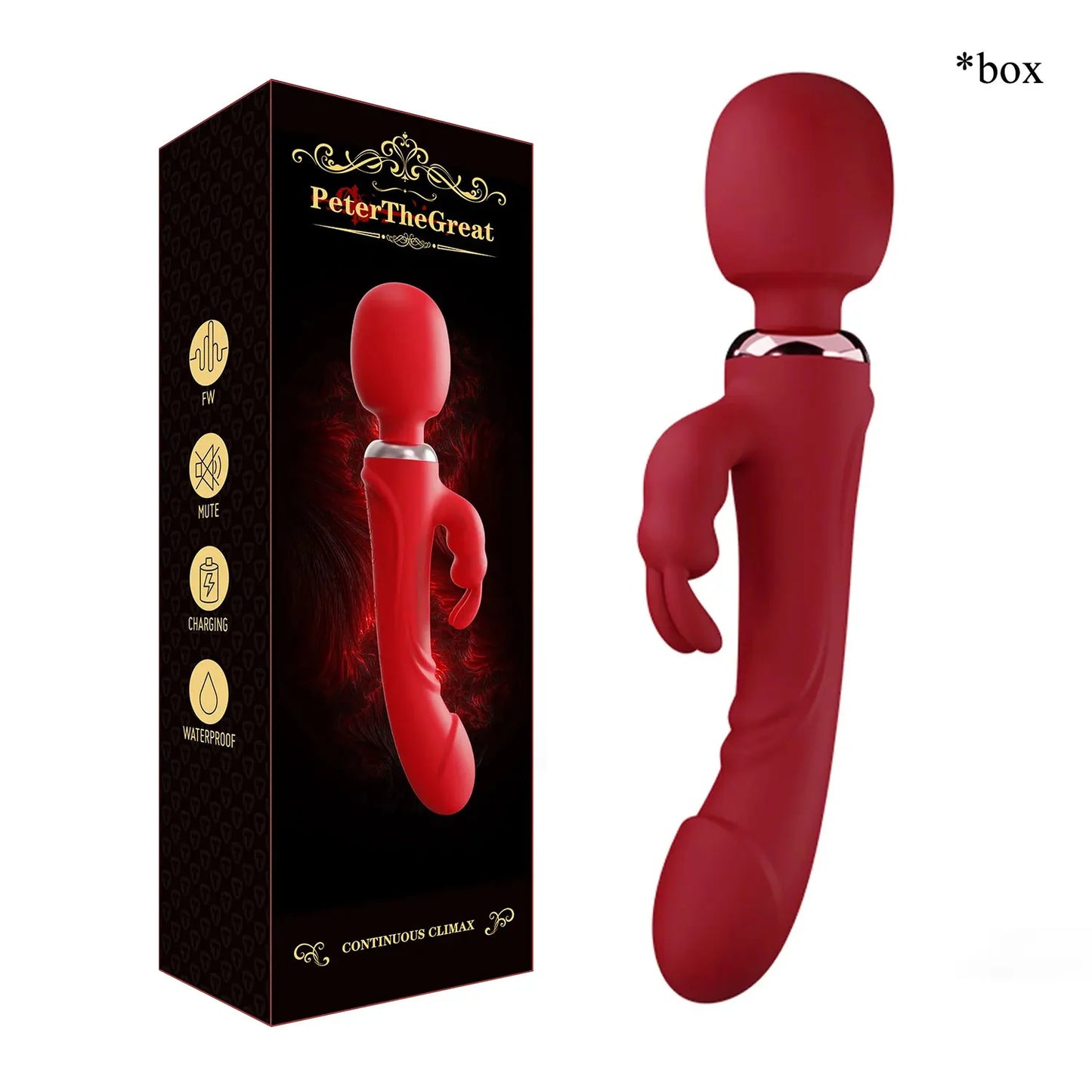 Double Head Powerful Vibrator for Women 30 Speed Clit Stimulator G Spot Vagina Massager Female Masturbator Sex Toys for Adult 18