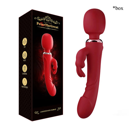 Double Head Powerful Vibrator for Women 30 Speed Clit Stimulator G Spot Vagina Massager Female Masturbator Sex Toys for Adult 18