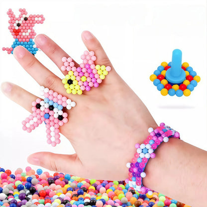 Multicolor Water Spray Magic Beads DIY Handmade Puzzle Kit Water Sticky Beads Educational Learning Craft Toy Birthday Xmas Gift