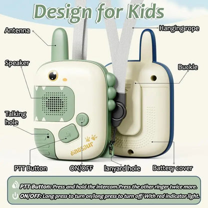Children's Walkie Talkie Handheld Cartoon Interactive Parent-Child Wireless Outdoor Remote Intelligent Communication Puzzle Toy