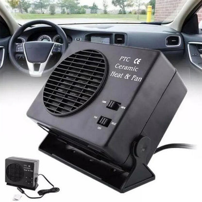 150/300W Car Heater 12V Auto Car Heater Cooler Fast Heating Ceramic Car Heater 2 in 1 Cooling Heating for Driving Camping Travel