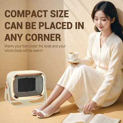 New 1200W Portable Wall-mounted Low Energy Electric Heater Room Office Home Desktop Air PTC Heater Fan
