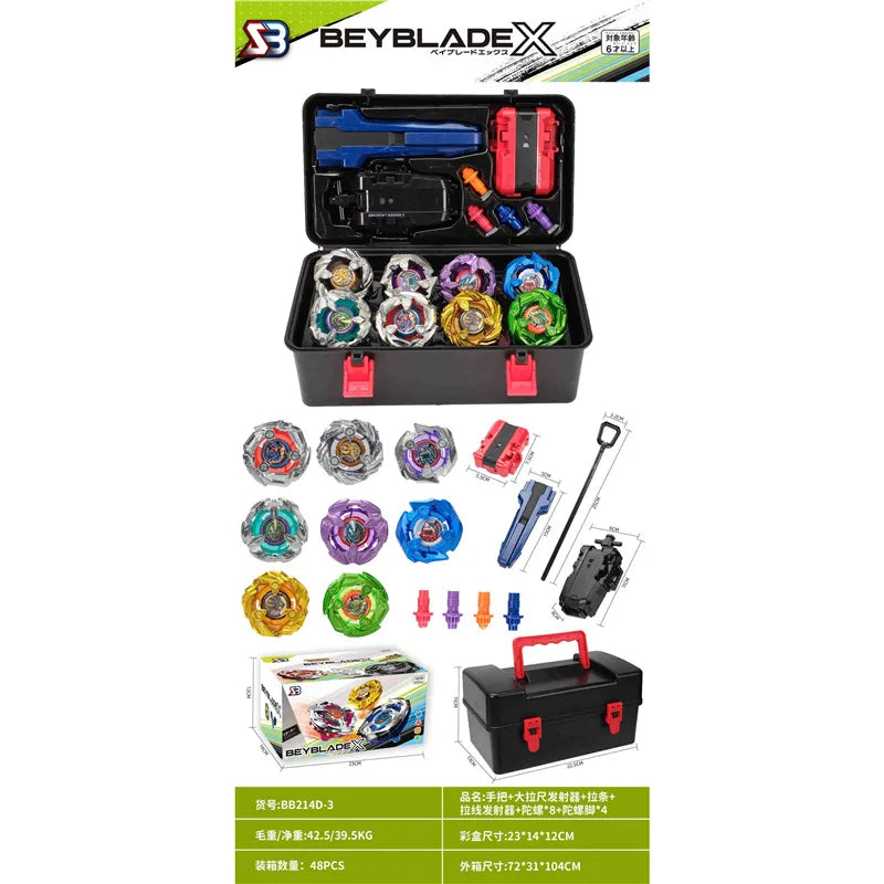 New alloy gyro attack suit with two-way transmitter combat gyro tool storage box gift Hurricane CX BX alloy gyro vs PK game.