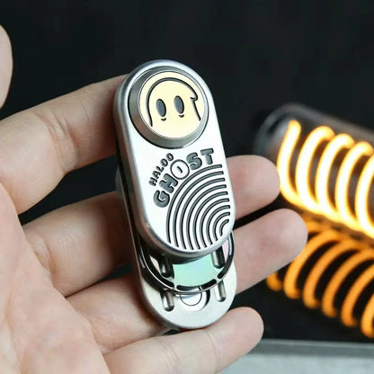 Ghost EDC Stress Relief Slider Daily-Carry Triple-Layer Magnetic Mechanical Stress Toy ADHD Anxiety Relief Toy  Adults Gifts