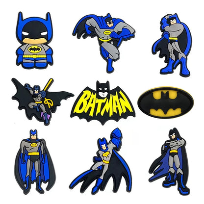 9-100Pcs Hot Toys Cartoon Shoe Charm Accessories DIY Clog Sandal Shoes Buckle Decorations Children Kids Party Gifts