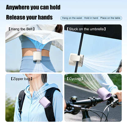 USB Backseat Cooling Fan 360° Rotation Car Clip Cooler Fan 199 Speeds Adjustable for Infant Kids Dogs Summer Road Trips