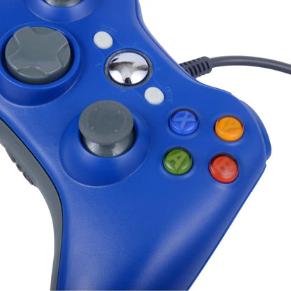 Wired Game Controller for Xbox 360 with Dual-Vibration,Compatible with Xbox 360/360 Slim&PC Windows 7,8,10,11